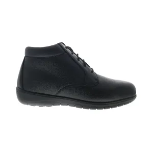 Footsaver by Drew Domino 90678-P1 Mens Black Wide Casual Dress Boots