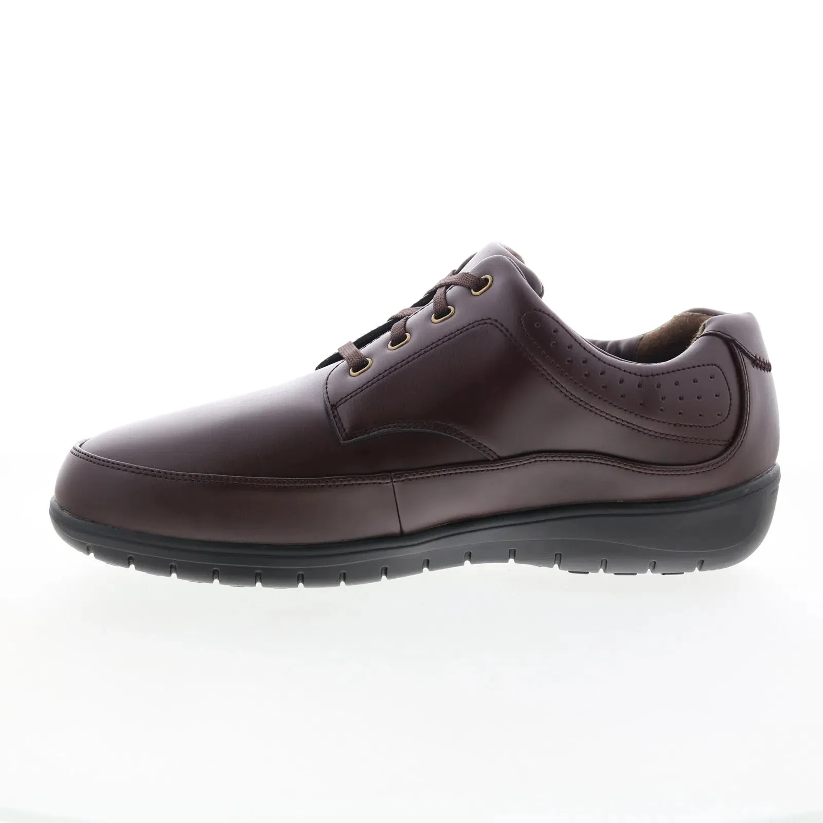 Footsaver by Drew Pinochle Mens Brown Extra Wide 4E Oxfords Casual Shoes