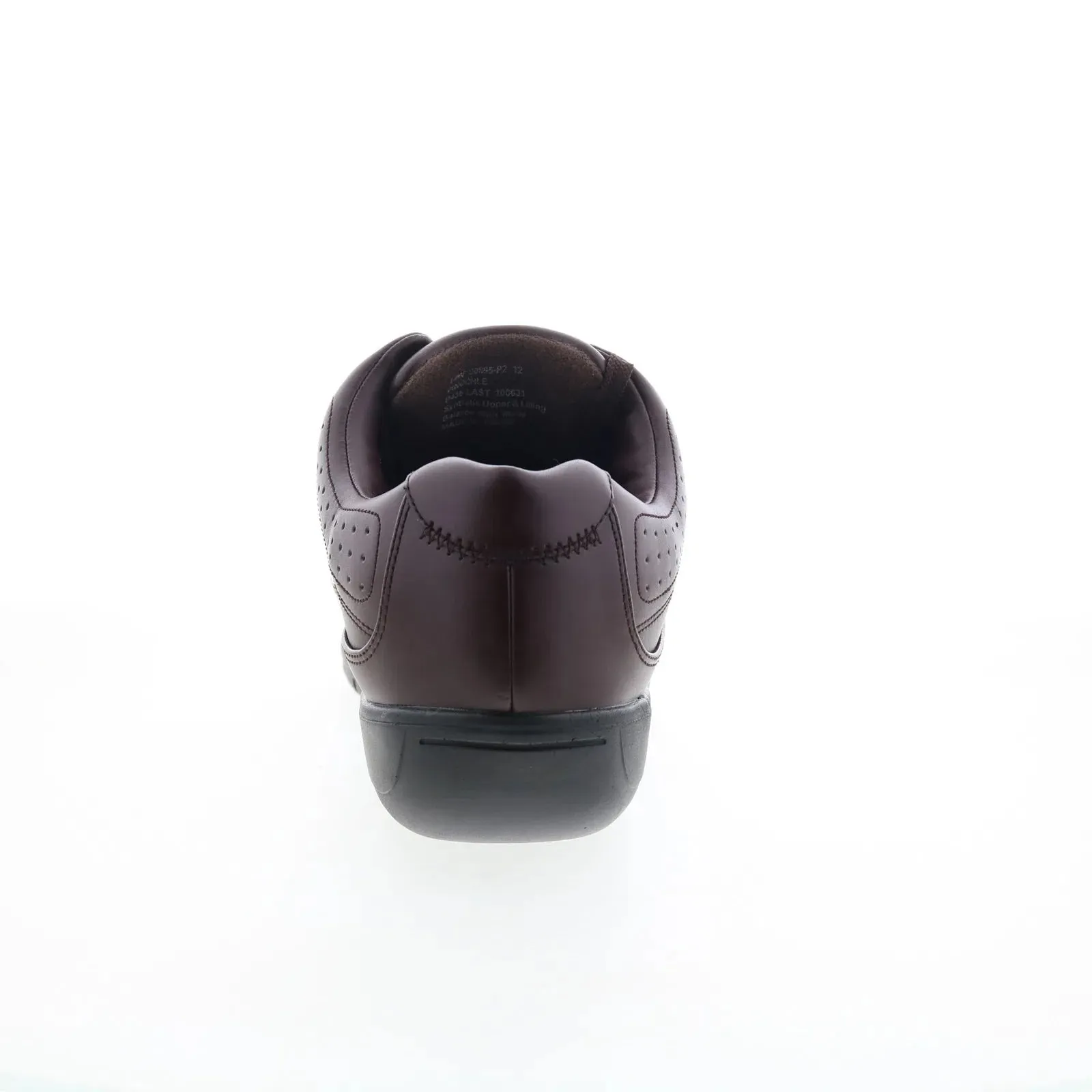 Footsaver by Drew Pinochle Mens Brown Extra Wide 4E Oxfords Casual Shoes