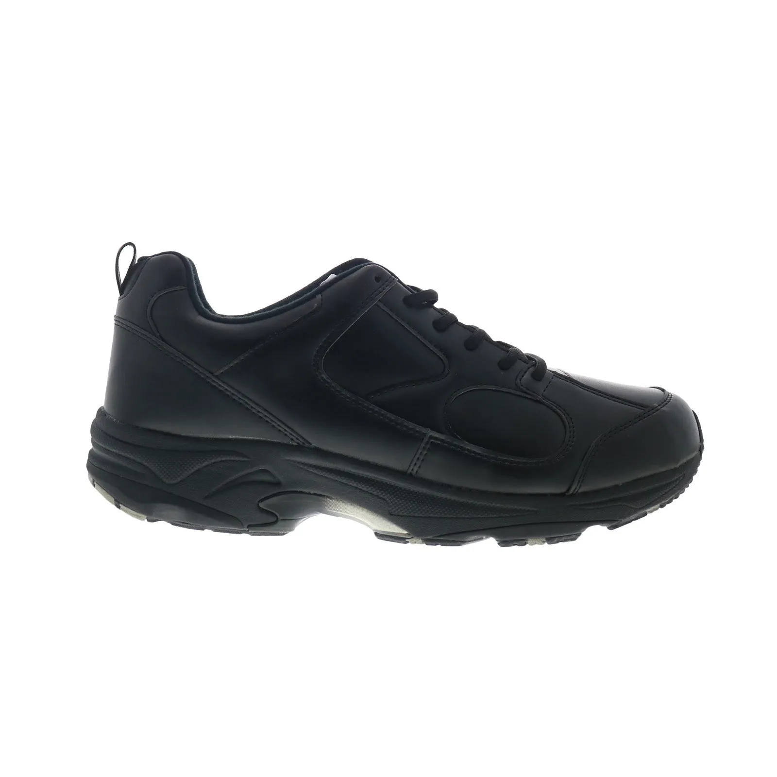 Footsaver by Drew Spades 90805-P1 Mens Black Wide Lifestyle Sneakers Shoes