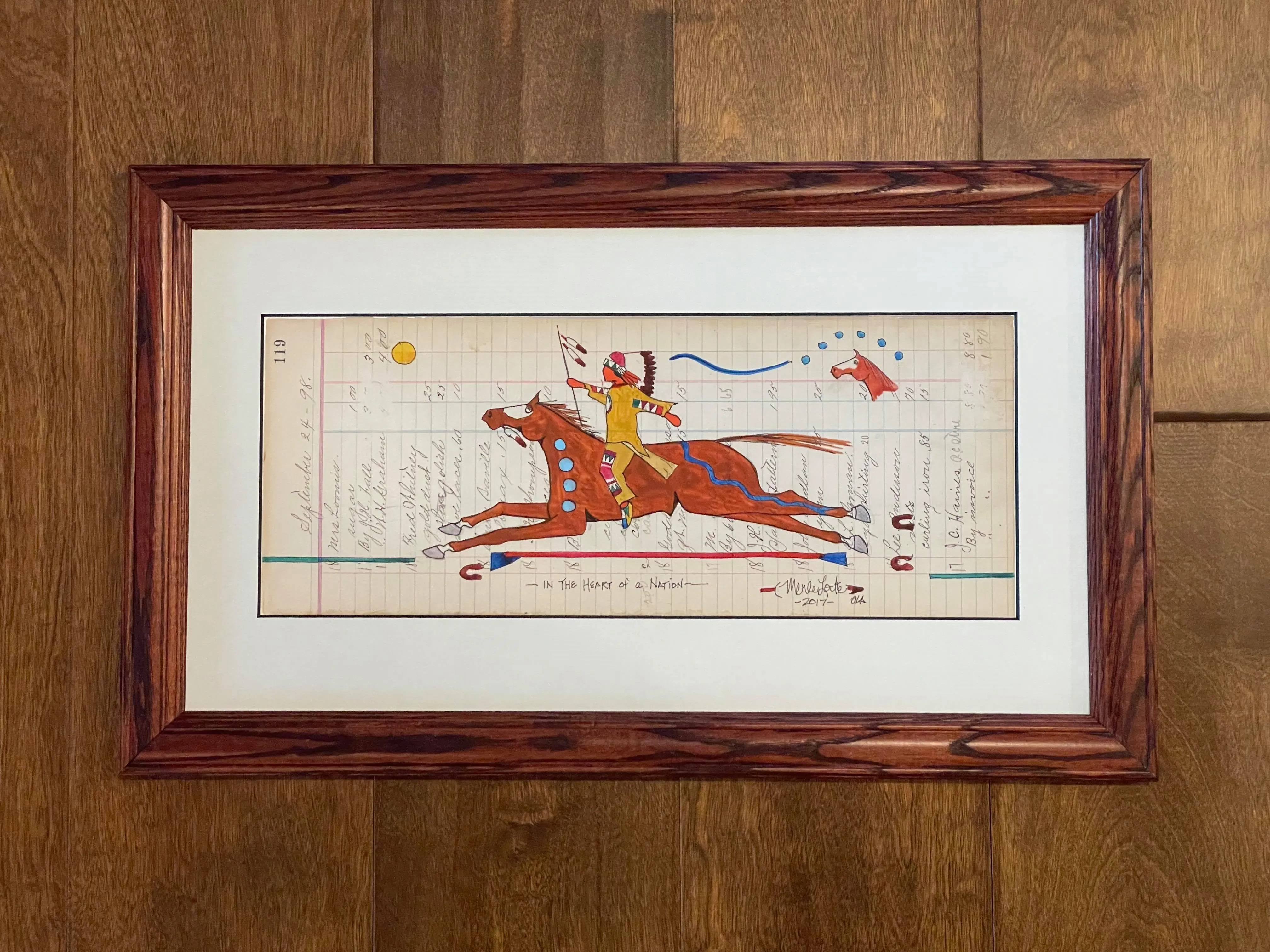 Framed Print ~ Small Ledger #119 ~ Special Sale