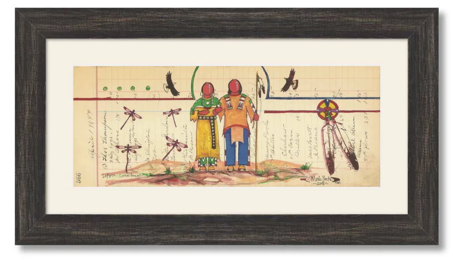 Framed Print ~ Small Ledger #119 ~ Special Sale
