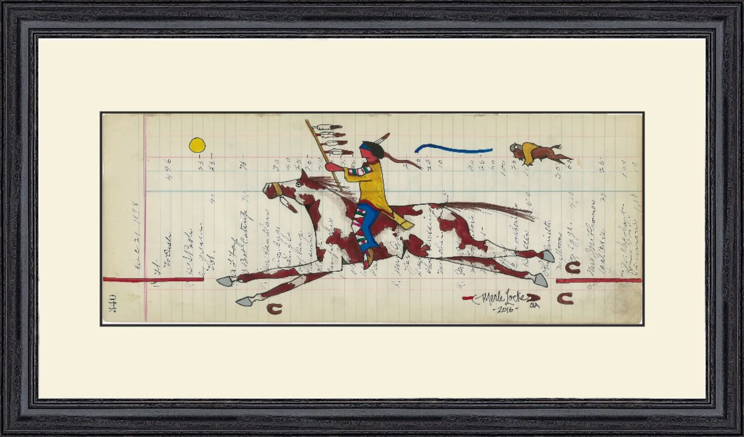 Framed Print ~ Small Ledger #119 ~ Special Sale