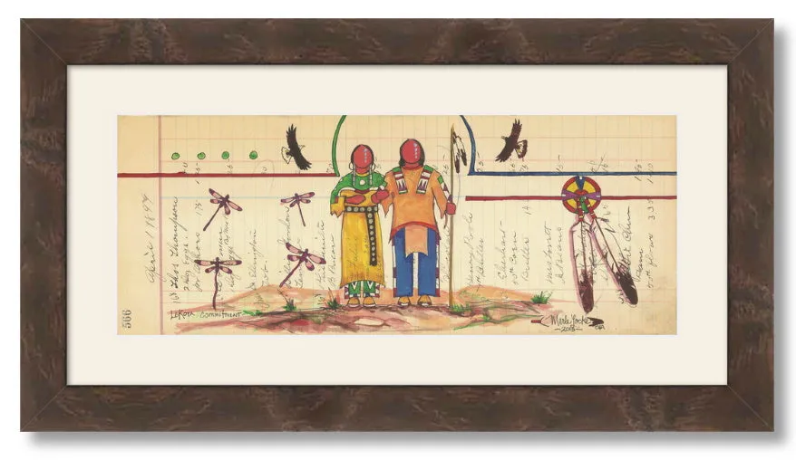 Framed Print ~ Small Ledger #119 ~ Special Sale