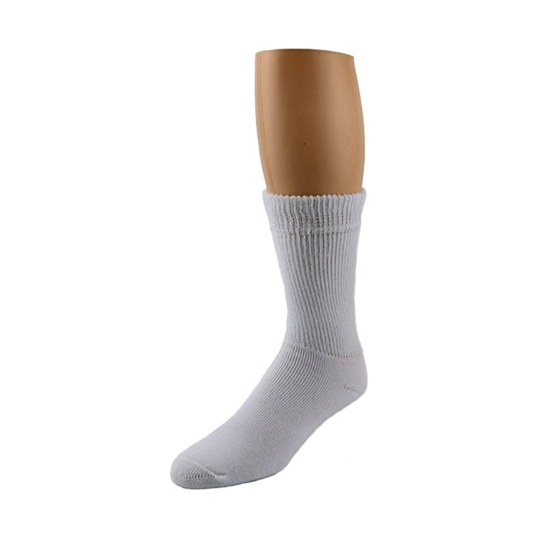 Frankford Leather Co Foundation Diabetic Sock - White