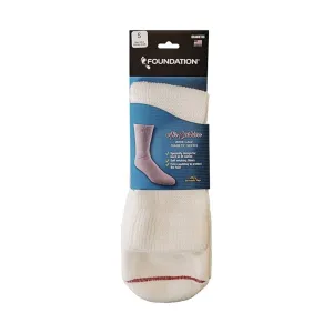Frankford Leather Co Foundation Diabetic Sock - White