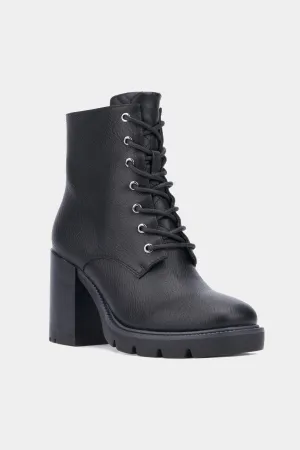 Gigi Stacked Heel Ankle Boots