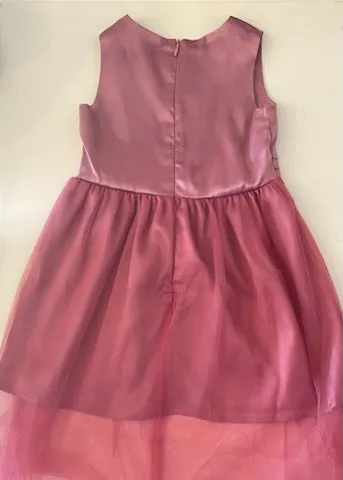 Girls Fancy Purple Party Dress: Size 2-14