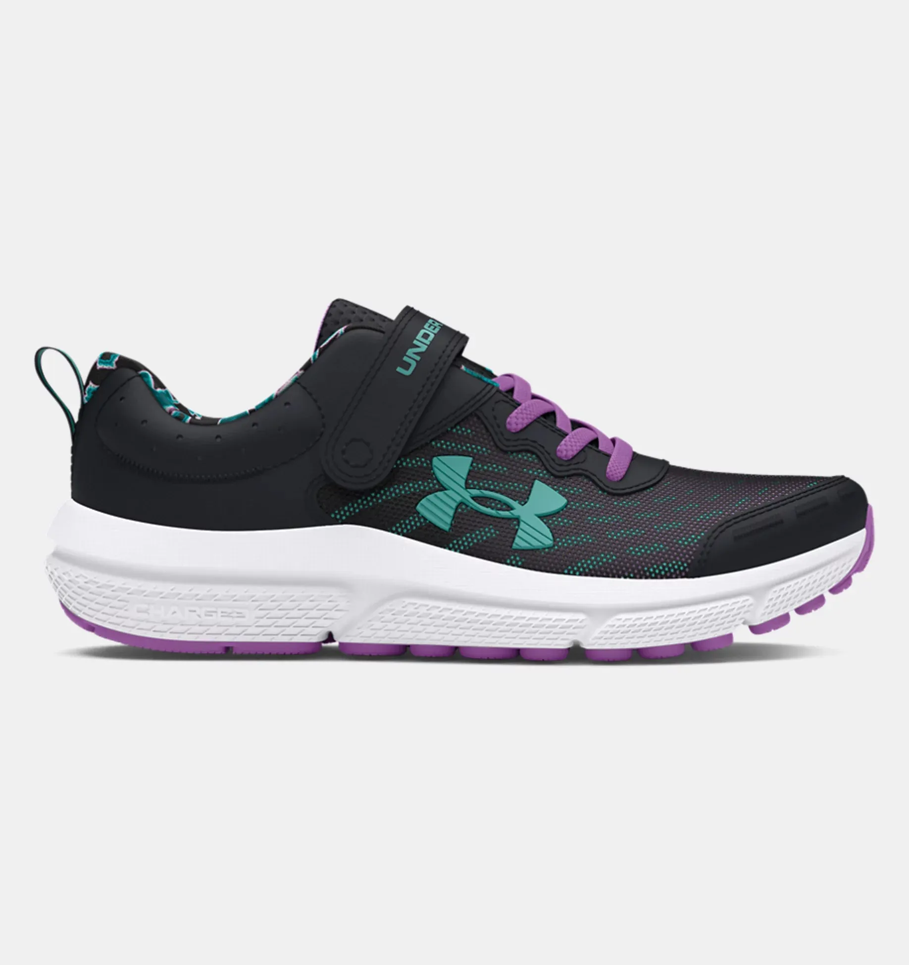 Girls' Pre-School UA Assert 10 AC Printed Running Shoes