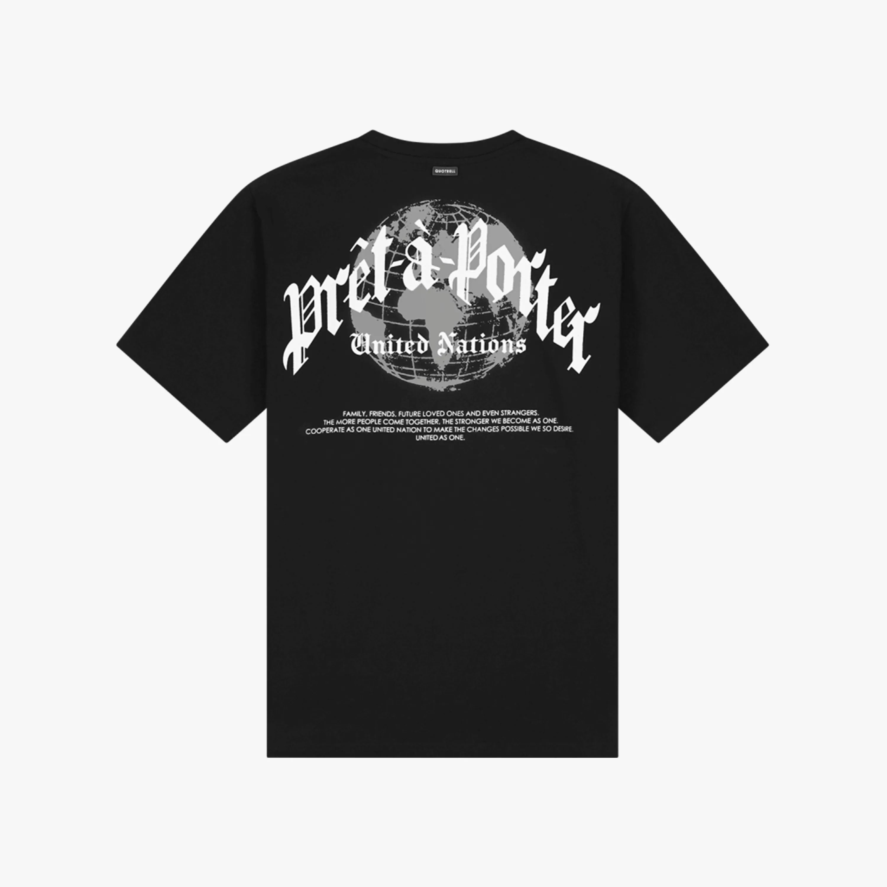 GLOBAL UNITY T-SHIRT | BLACK/WHITE