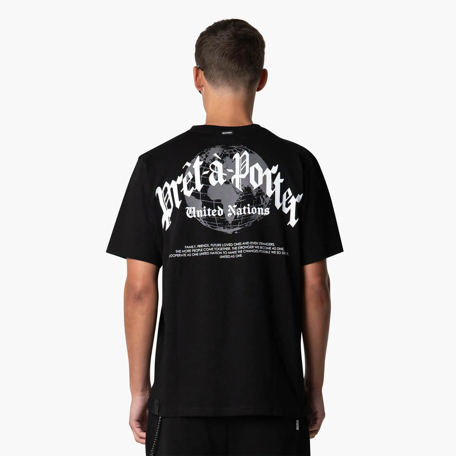 GLOBAL UNITY T-SHIRT | BLACK/WHITE