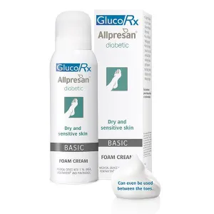 GlucoRx Allpresan Diabetic Foot Foam Cream Basic 300ml x1