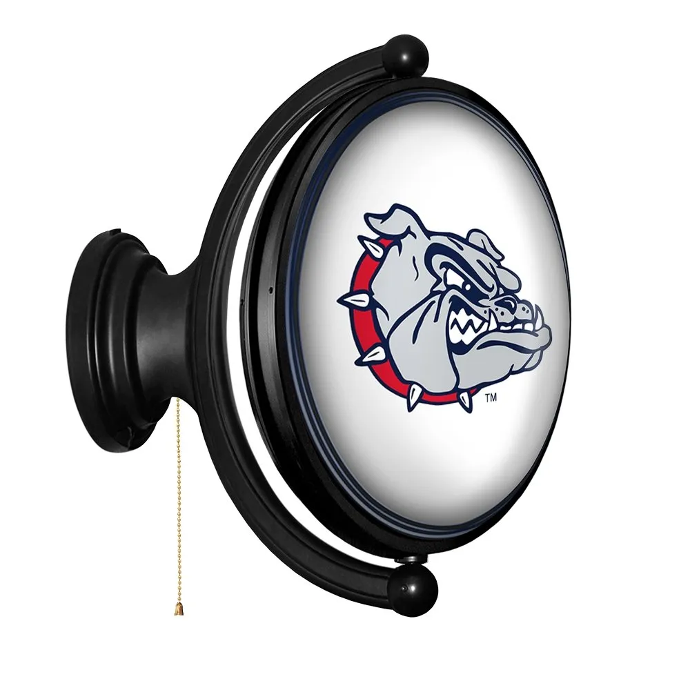 Gonzaga Bulldogs: Original Oval Rotating Lighted Wall Sign