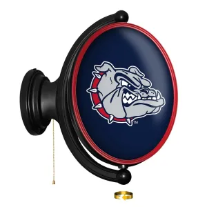 Gonzaga Bulldogs: Original Oval Rotating Lighted Wall Sign