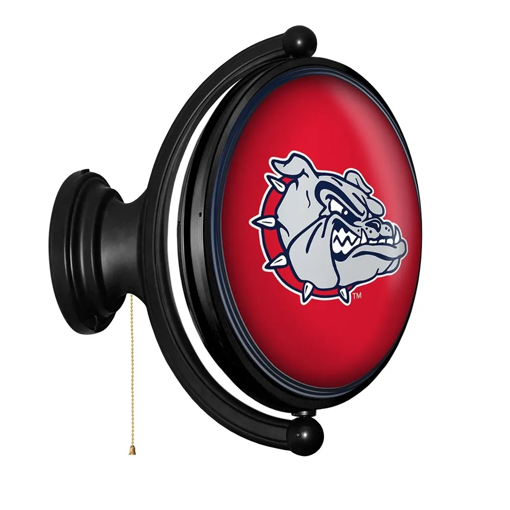 Gonzaga Bulldogs: Original Oval Rotating Lighted Wall Sign