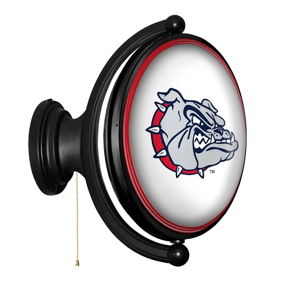 Gonzaga Bulldogs: Original Oval Rotating Lighted Wall Sign