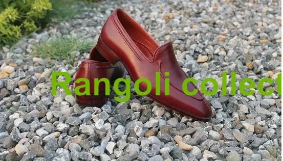 Handmade Maroon Leather Moccasins for Men