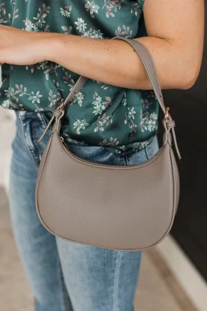 Having The Best Time Shoulder Bag- Grey