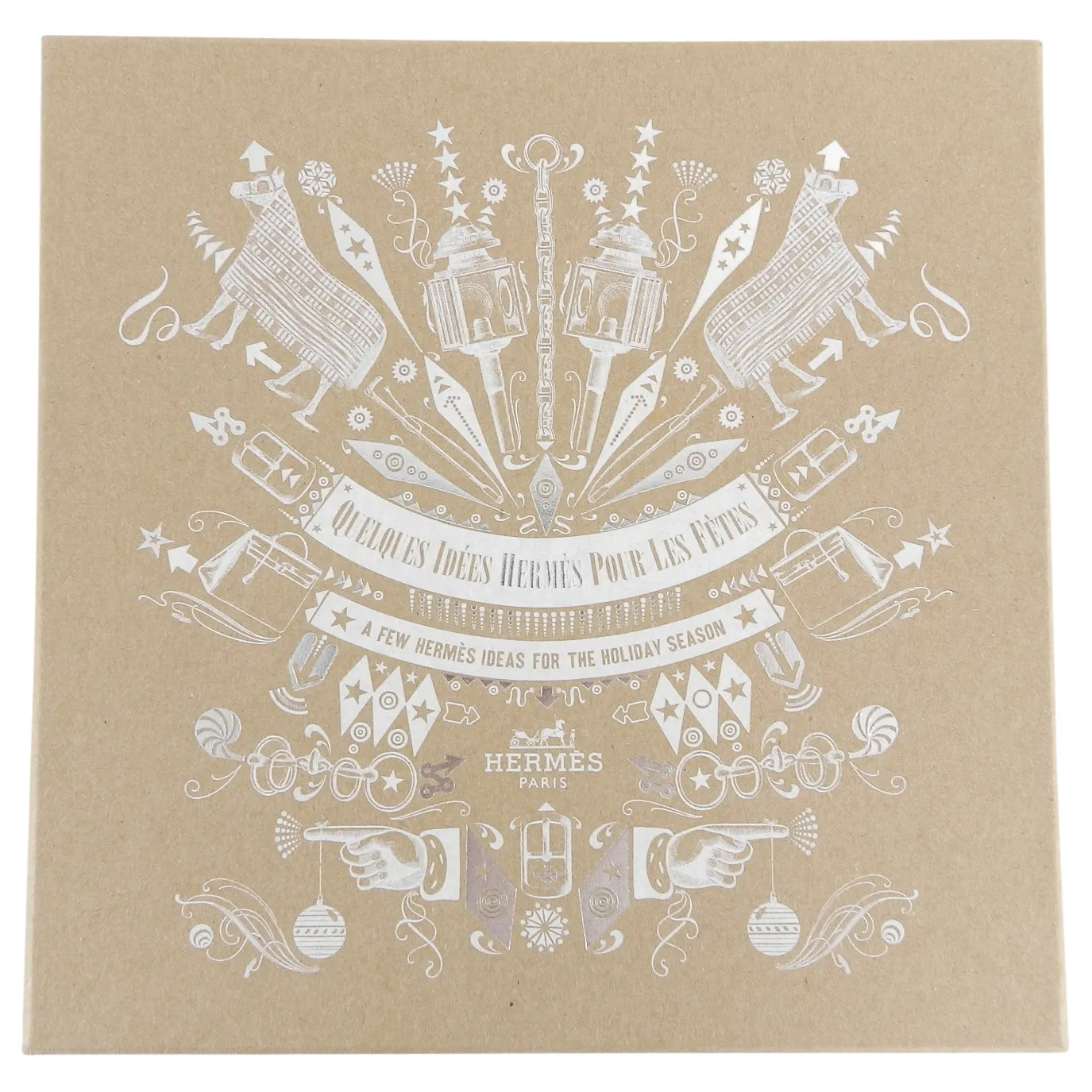Hermes Holiday Cards Memory Game Gift Set