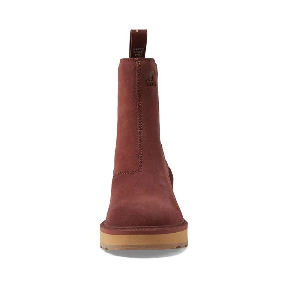 Hi-Line SpiceTawny Buff Heeled Chelsea Boots