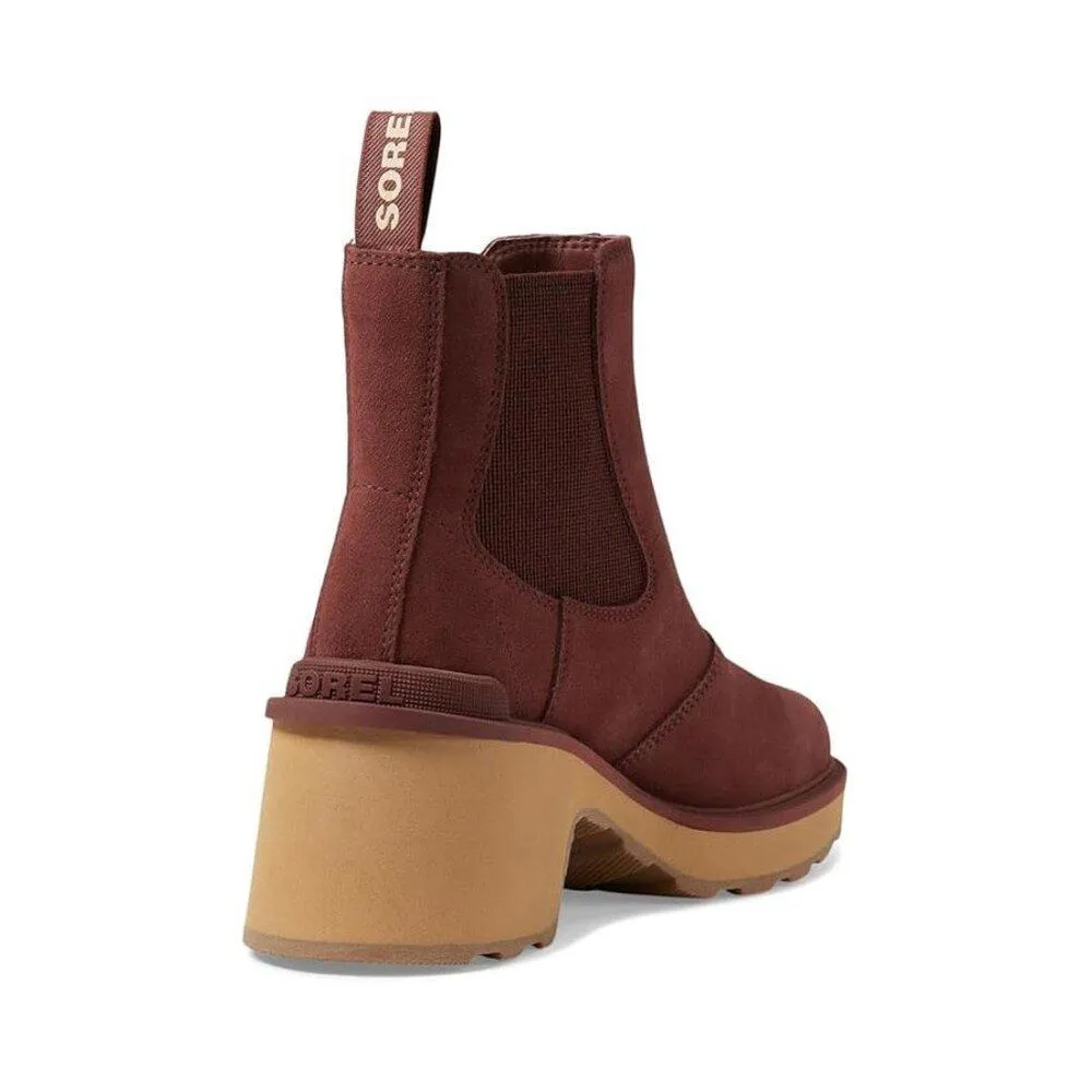 Hi-Line SpiceTawny Buff Heeled Chelsea Boots