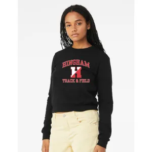 Hingham Track and Field Bella   Canvas Ladies' Classic Pullover Crewneck (7511)