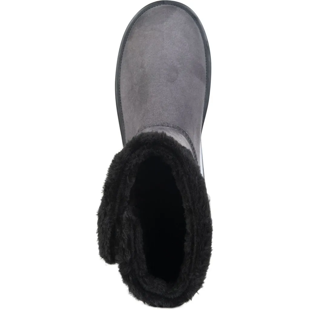HKM Grey Davos Button Up All Weather Boots - UK 2 & UK 3