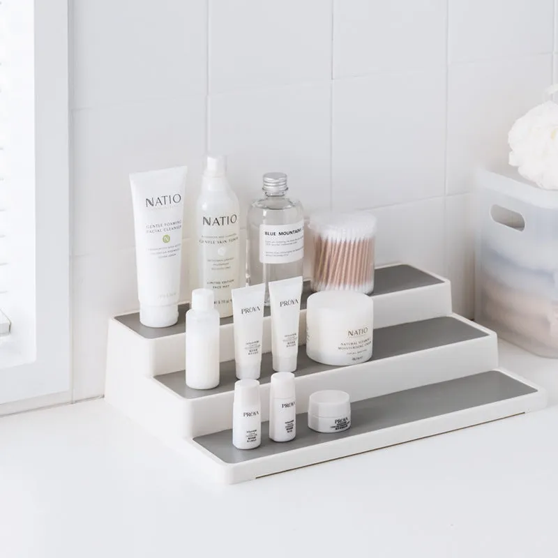 Homlly Non-slip 3 Tier Spice Rack Step Shelf Organizer