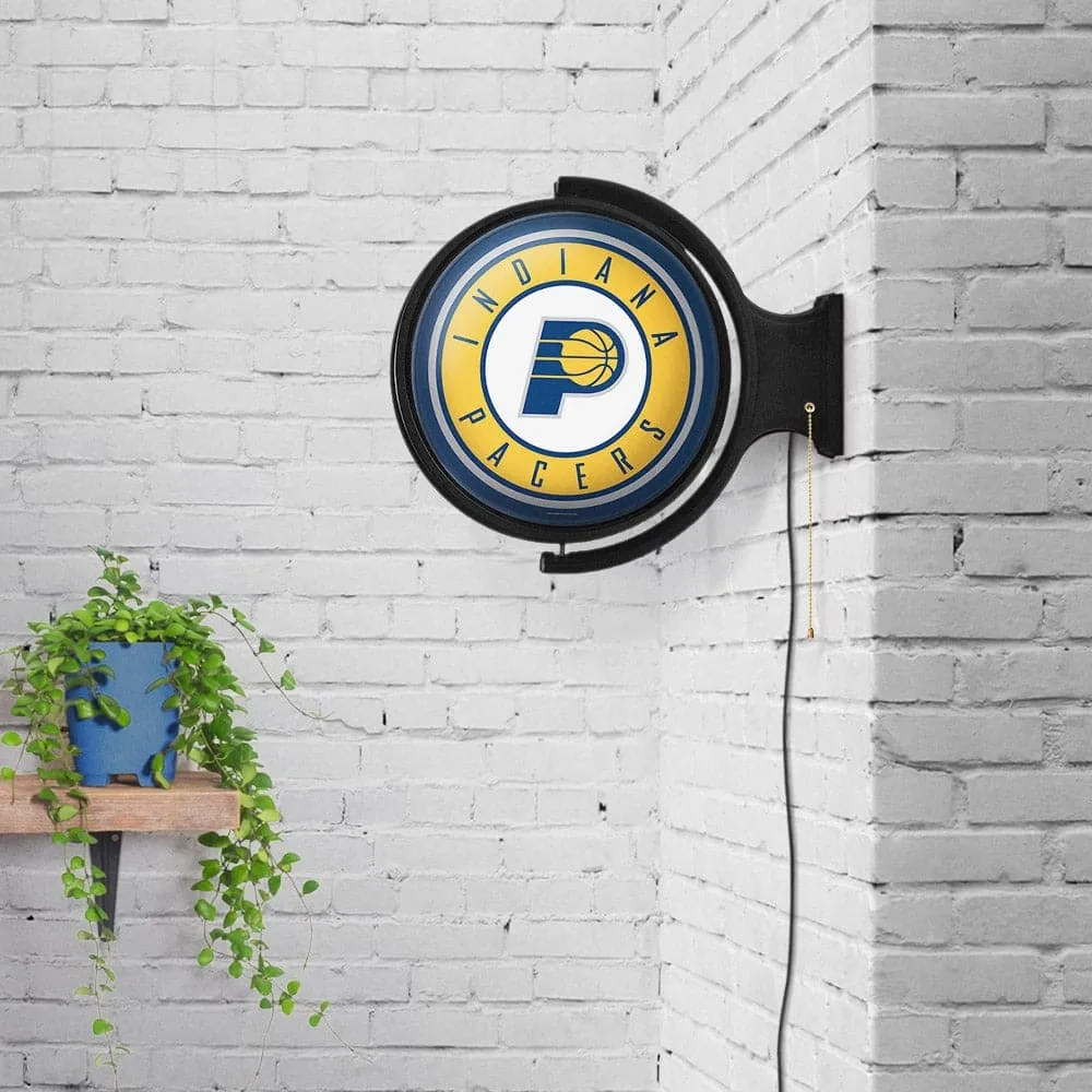 Indiana Pacers: Original Round Rotating Lighted Wall Sign
