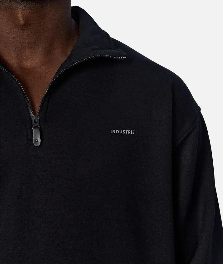 INDUSTRIE THE TECH STAUNTON TRACK TOP SOLID BLACK