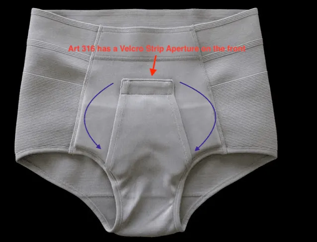 INGUINAL HERNIA SPORT BRIEF - PANT  High Height Art.316 ORIONE®