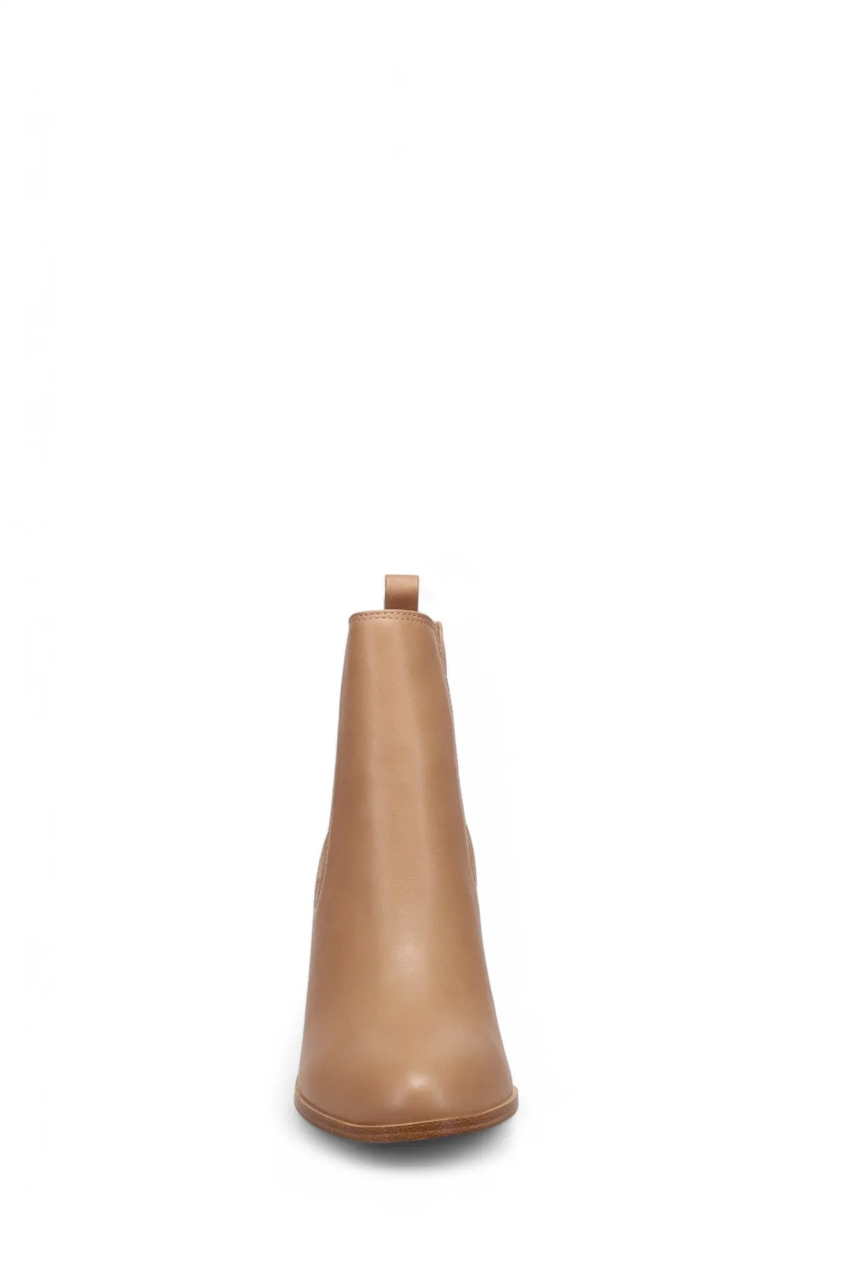 Inniu Catwalk Clover Slip on Ankle Boots Nude