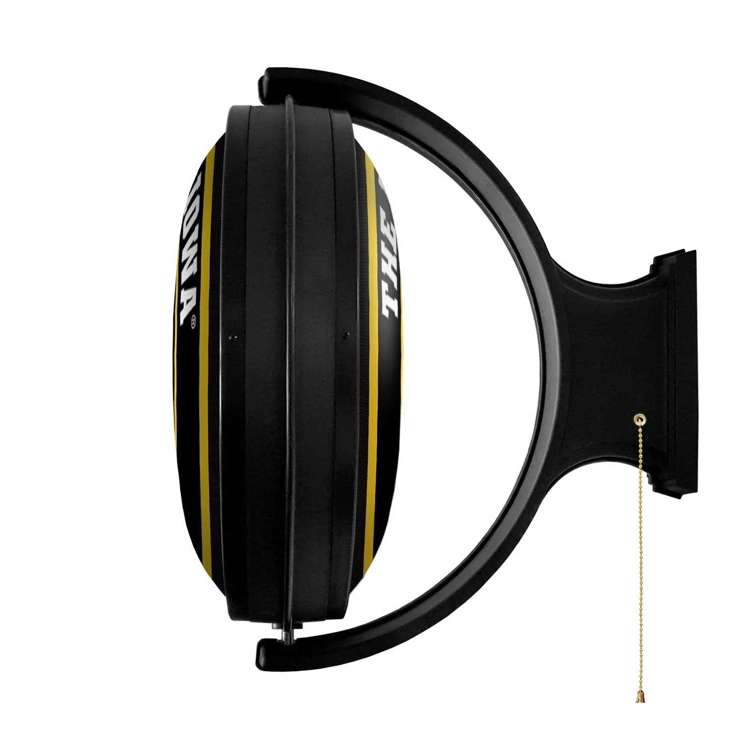 Iowa Hawkeyes: Original Round Rotating Lighted Wall Sign