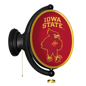 Iowa State Cyclones: Swoop - Original Oval Rotating Lighted Wall Sign