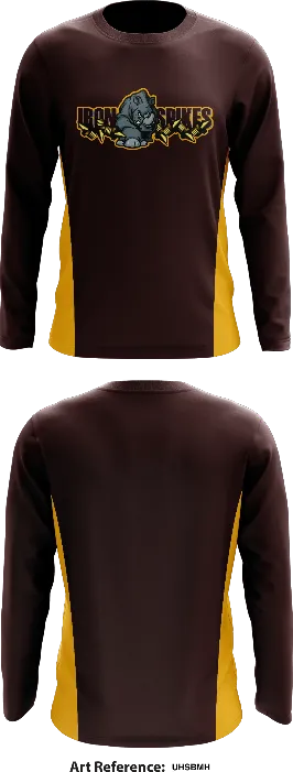 Iron Spikes track and field club  Store 2 Core Men's LS Performance Tee - uHSbMH