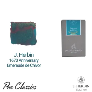 Jacques Herbin 1670 Anniversary Ink Emeraude de Chivor 50ml