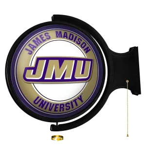 James Madison Dukes: Original Round Rotating Lighted Wall Sign