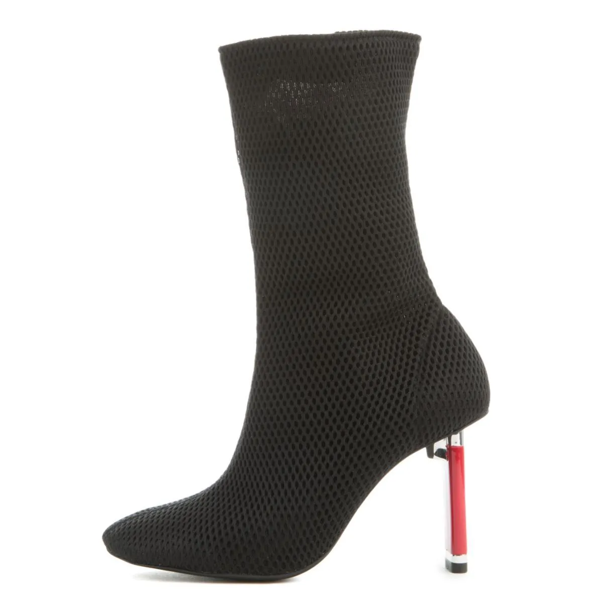 Jeffrey Campbell Peligro Black Heeled Boots BLACK