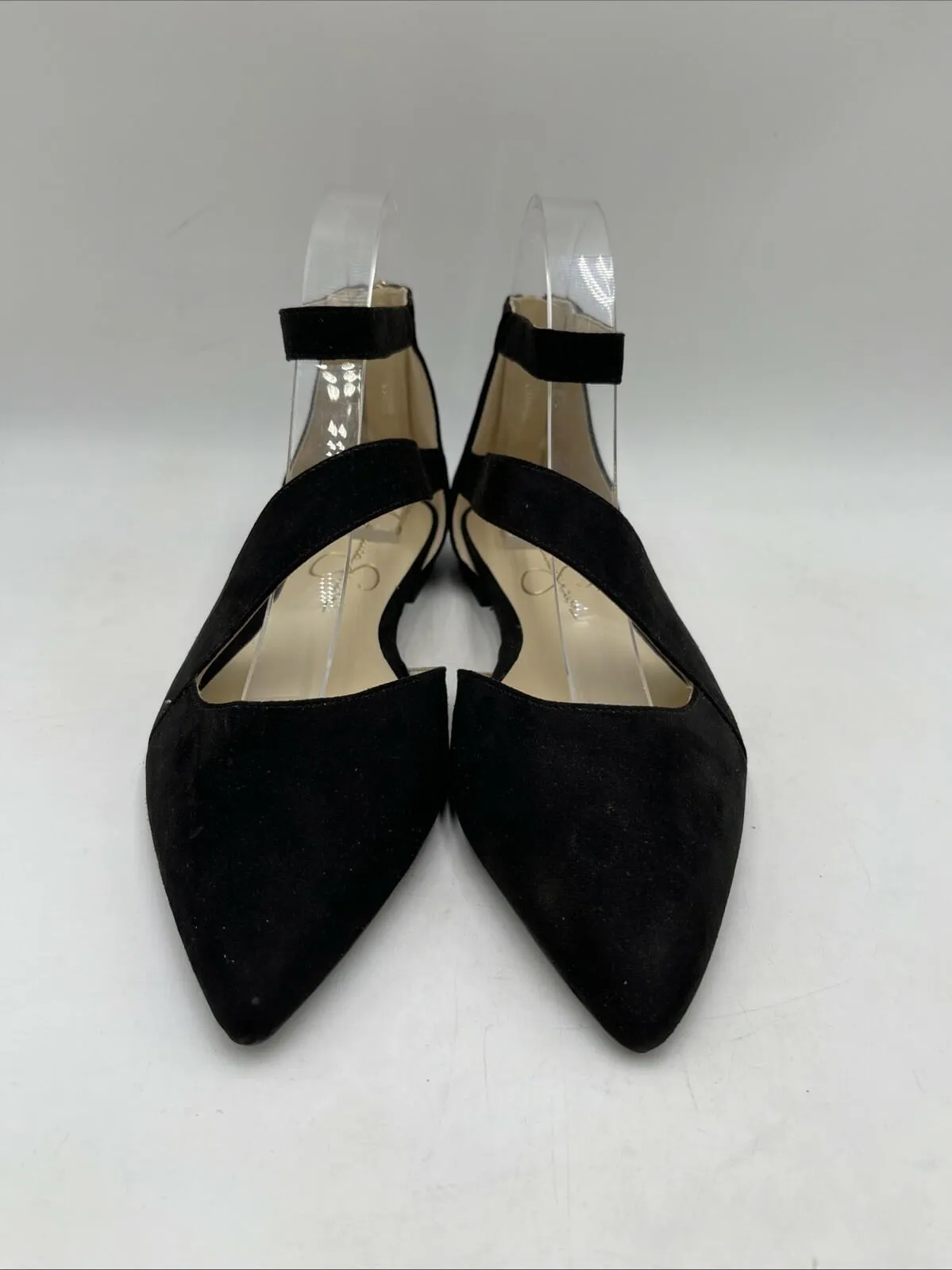 Jessica Simpson Women's Cayleen Flats Black Size 7M/37.5 - Very Good