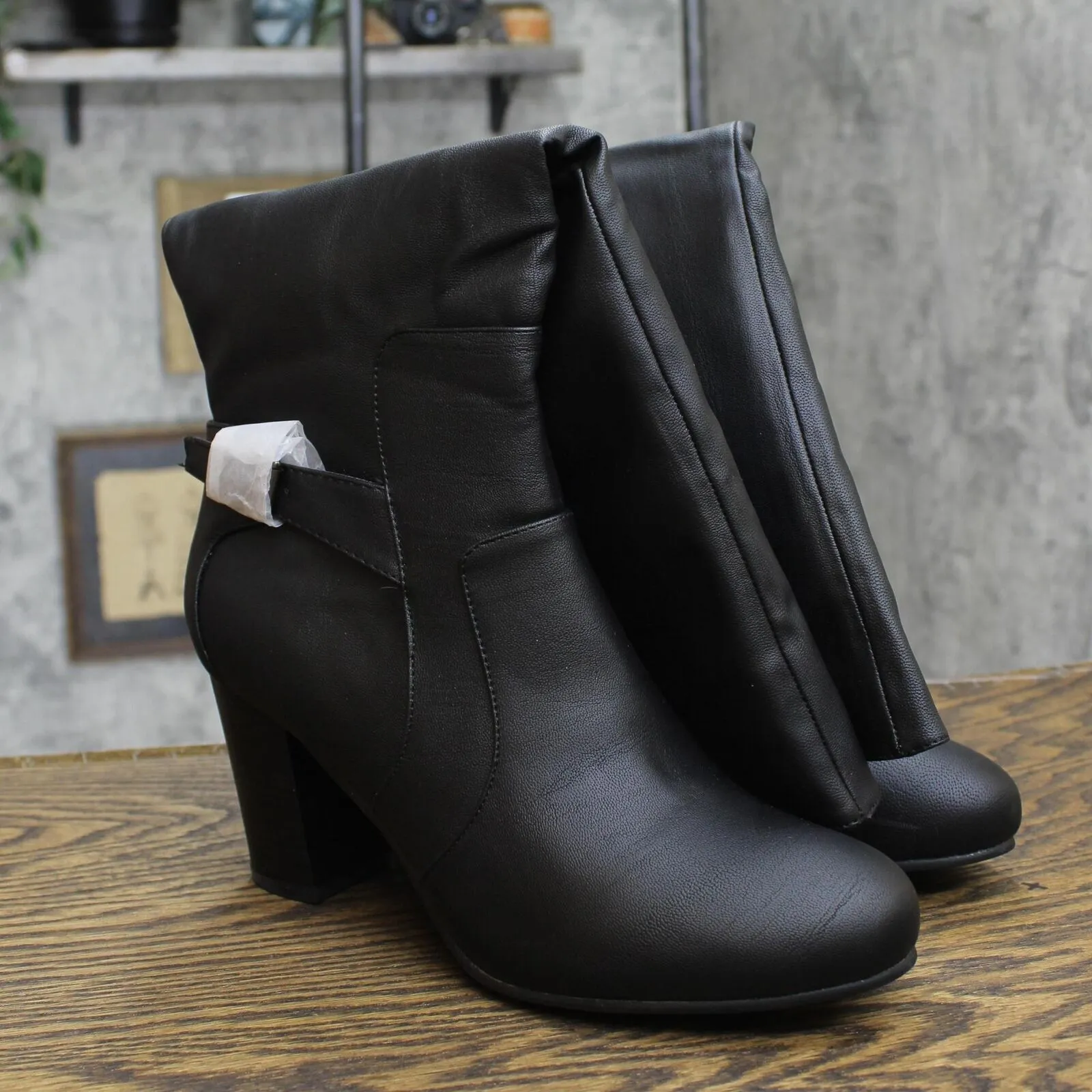 Journee Collection Womens Carver Slouchy Riding Boots Black 9.5M-WC
