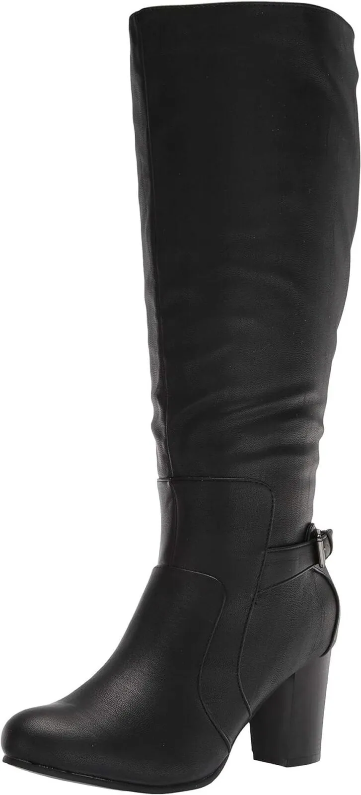 Journee Collection Womens Carver Slouchy Riding Boots Black 9.5M-WC