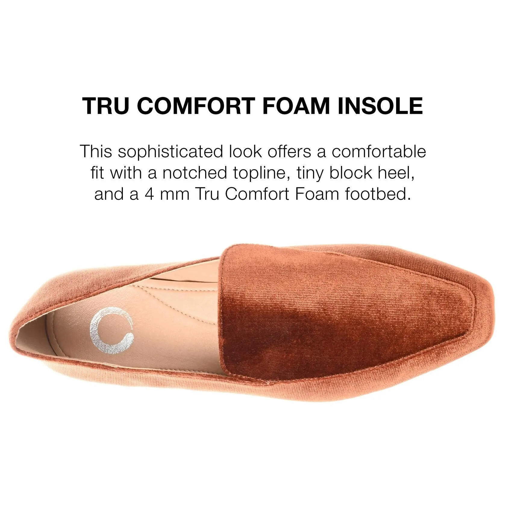 Journee Women's Comfort Foam Silas Dress Flats Brown, 7.5 - Like New