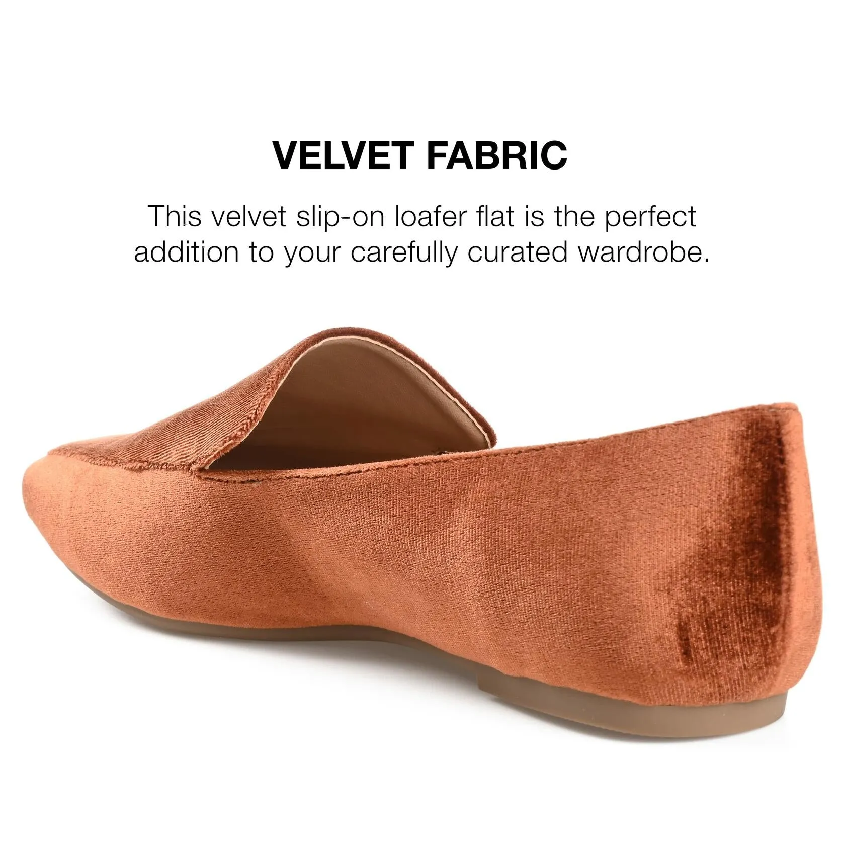 Journee Women's Comfort Foam Silas Dress Flats Brown, 7.5 - Like New