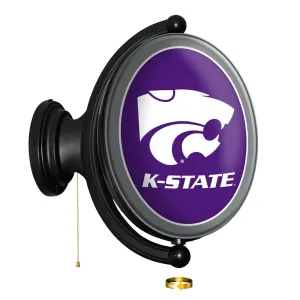 Kansas State Wildcats: Original Oval Rotating Lighted Wall Sign