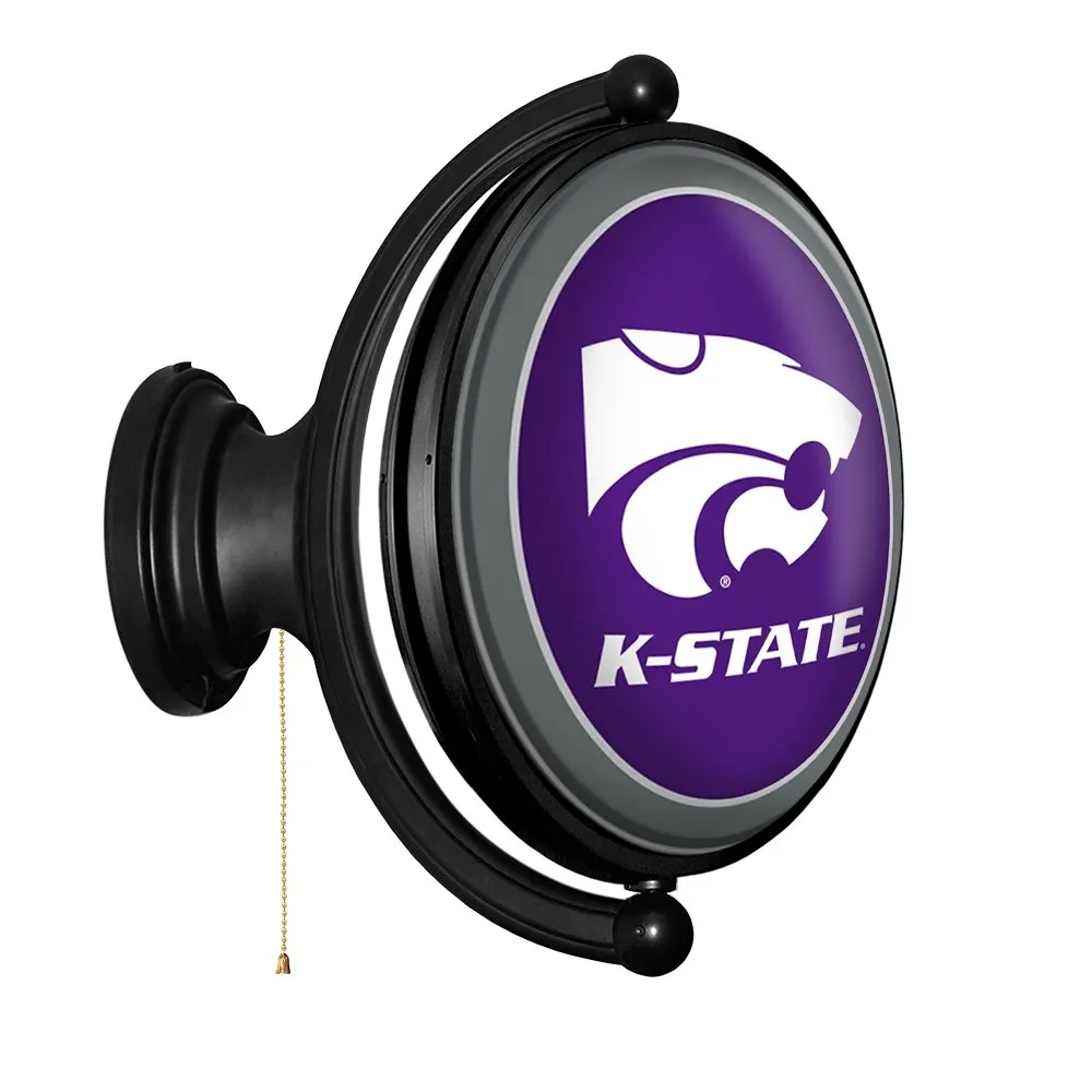 Kansas State Wildcats: Original Oval Rotating Lighted Wall Sign