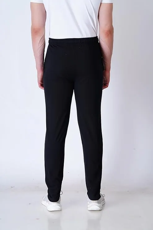 Kart Black Men's Printed Track Pants | Black Color Track Pant | Black - Bike
