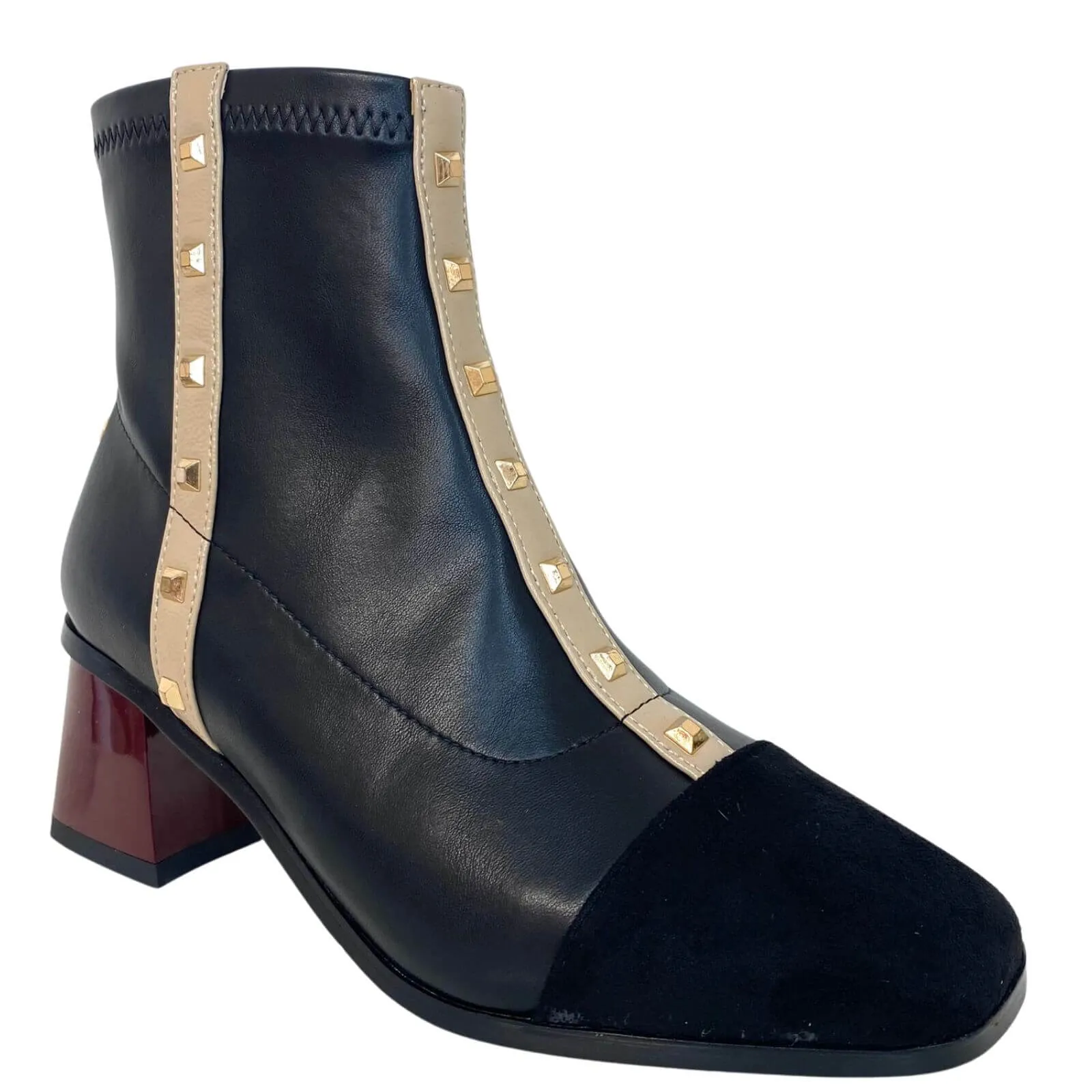 Kate Appleby Pentridge Small Heeled Boots - Black Mix