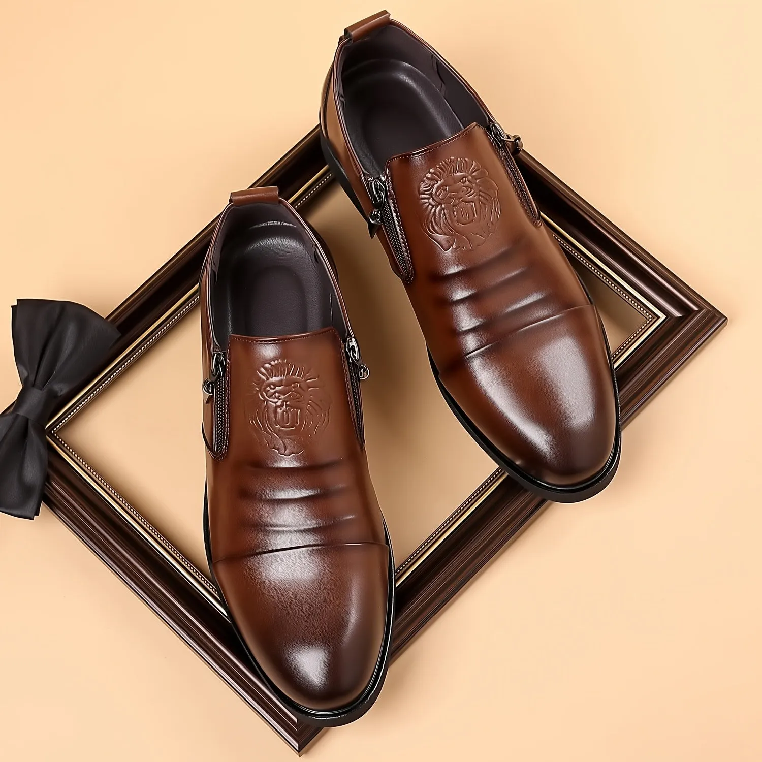 Leonard - Leather Slip-Ons