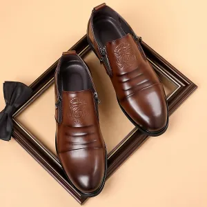 Leonard - Leather Slip-Ons