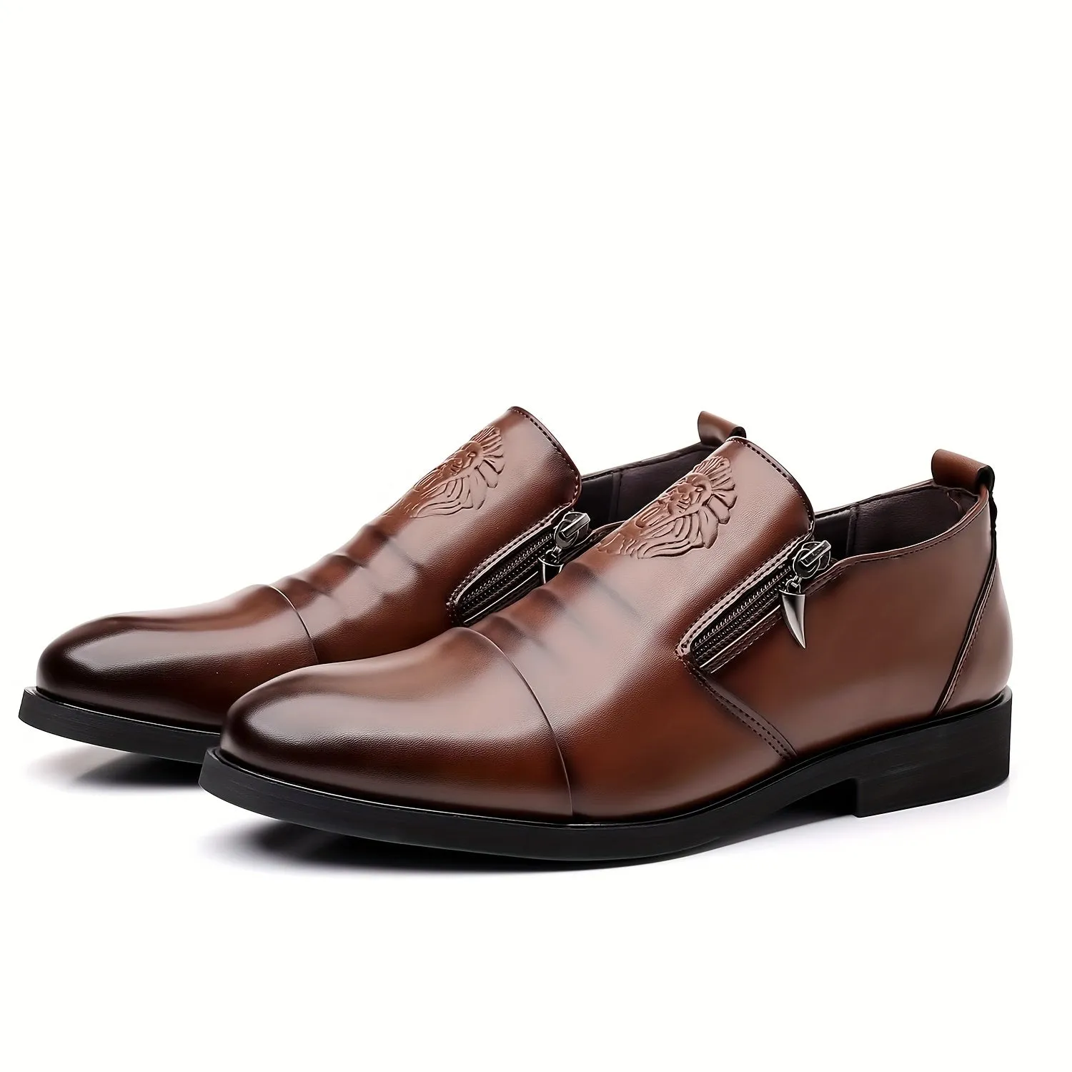 Leonard - Leather Slip-Ons
